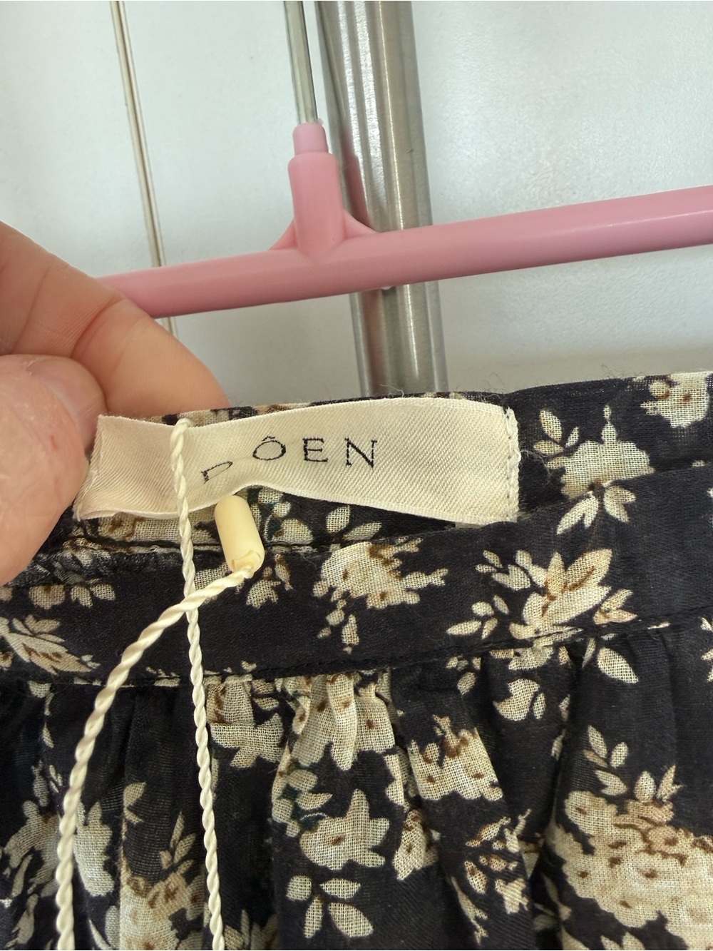Doen Marci Noir Rose Skirt - Small - NWT - Picture 2 of 5